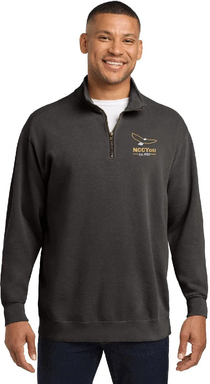 15)  STYLE # 1580 COMFORT COLORS RING SPUN 1/4 ZIP SWEATSHIRTS
