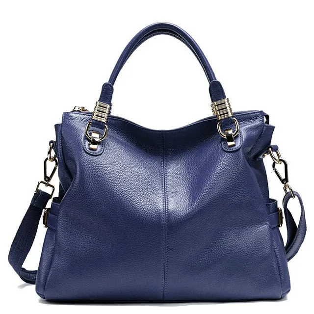 2017 Hot New Women Luxury Brand Bags European Style Genuine Leather Bags For Women Simple  Large