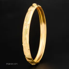 4CT HEAVY GOLD PLATED BOHO STYLE BANGLE PGB181-571