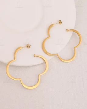 Abstract Flower Fashionable Hoop