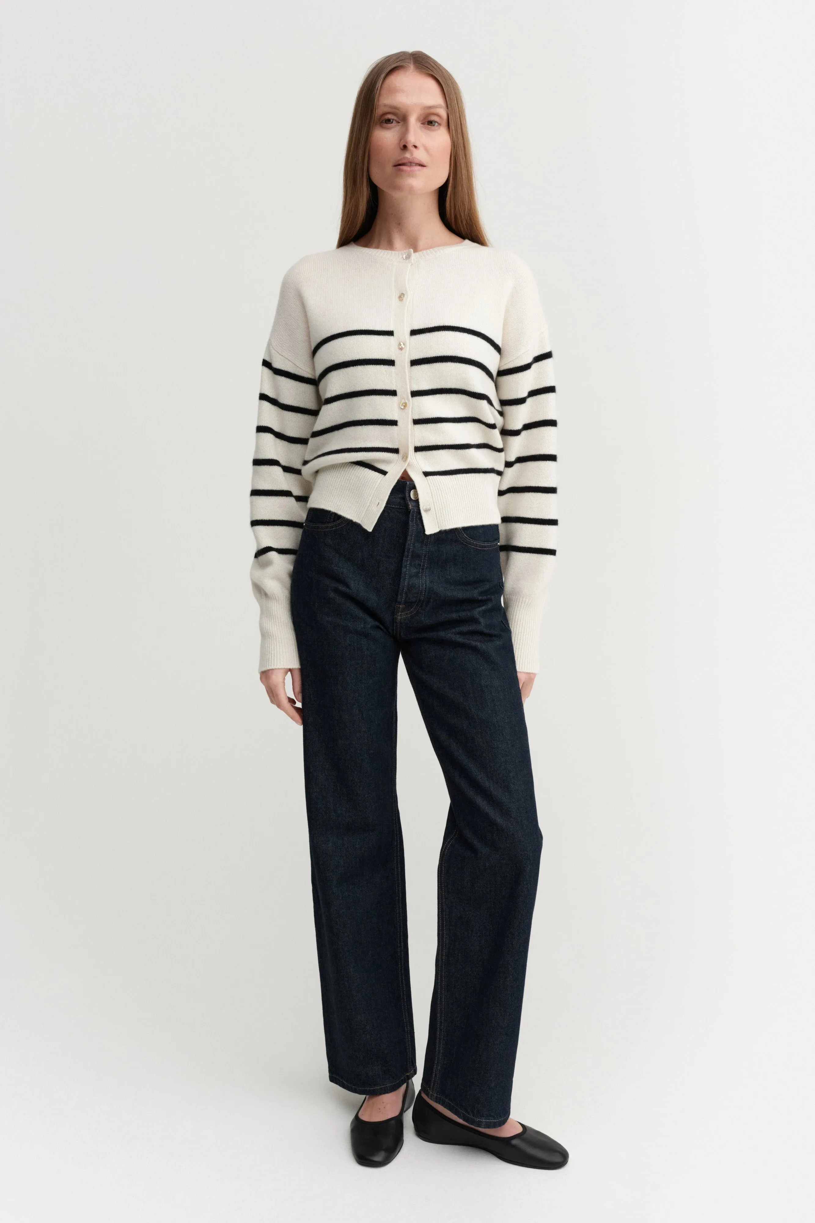 Almada Coco Cardigan in Stripe