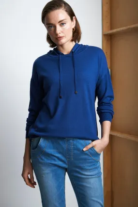 Anna Hoodie - Denim Blue