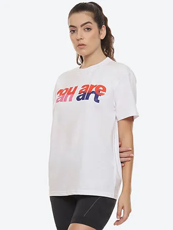 Artist  Women's White Oversized T-shirt