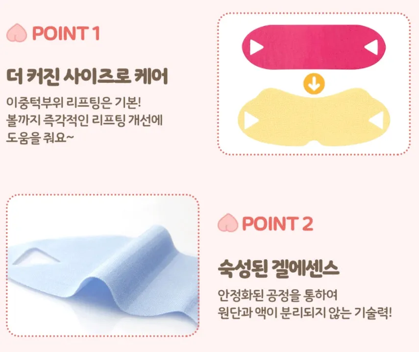 Avajar V Lifting Kakao Little Apeach Mask Double Chin Care V Line Mask