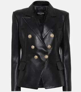 Balmain Leather blazer