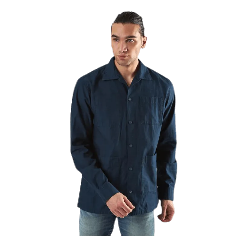 Bastian Shirt Ls Blue
