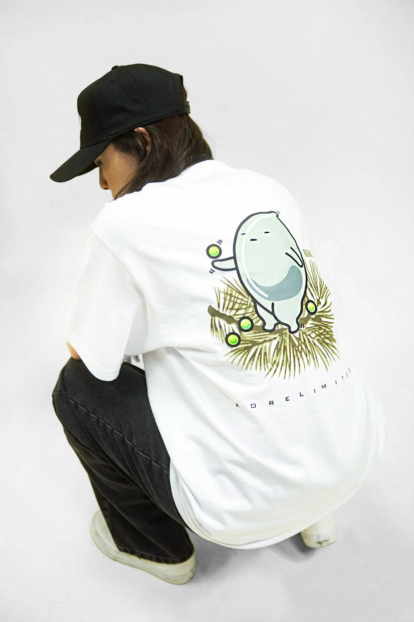 BEANIE TTEOK TEE (WHITE)
