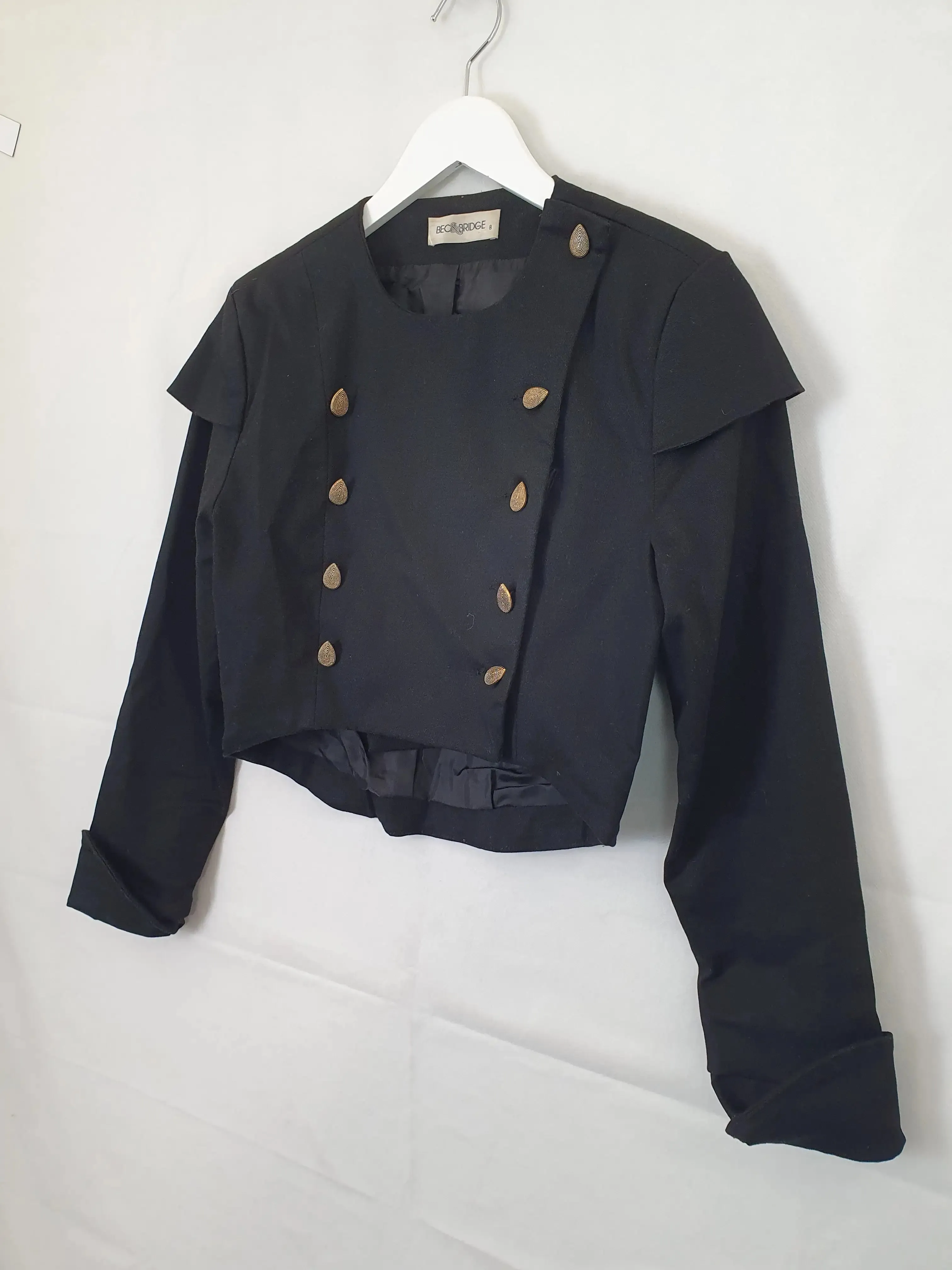 Bec & Bridge Military Style Cropped Jacket Size 8