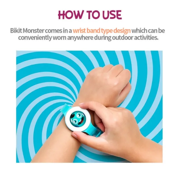 BIKIT GUARD Monster EX Citronella bracelet watch freshener Mosquito