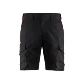 Bl&#xE5;kl&#xE4;der&#x20;Work&#x20;Shorts&#x20;Stretch&#x20;1446&#x20;-&#x20;Black&#x20;Red