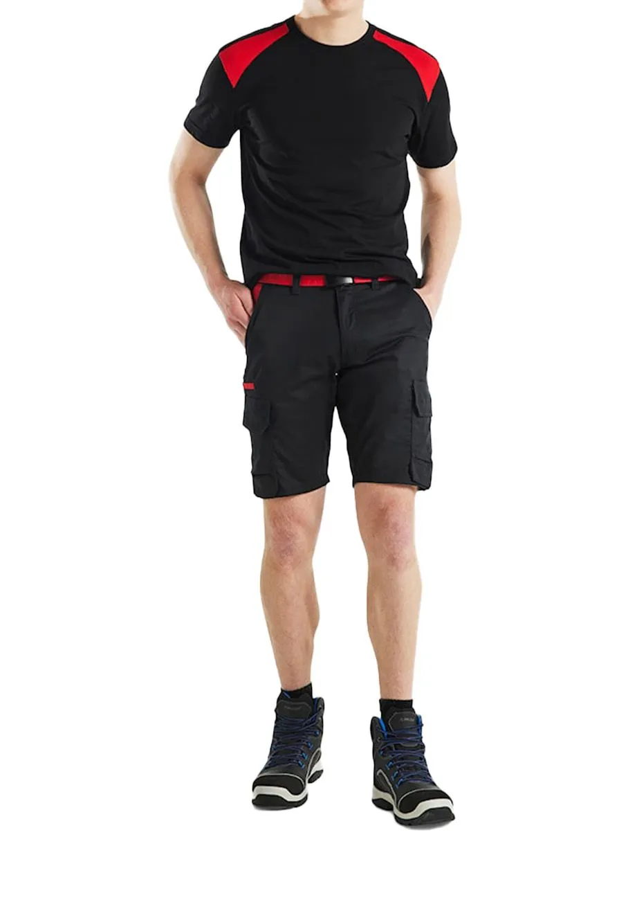 Bl&#xE5;kl&#xE4;der&#x20;Work&#x20;Shorts&#x20;Stretch&#x20;1446&#x20;-&#x20;Black&#x20;Red