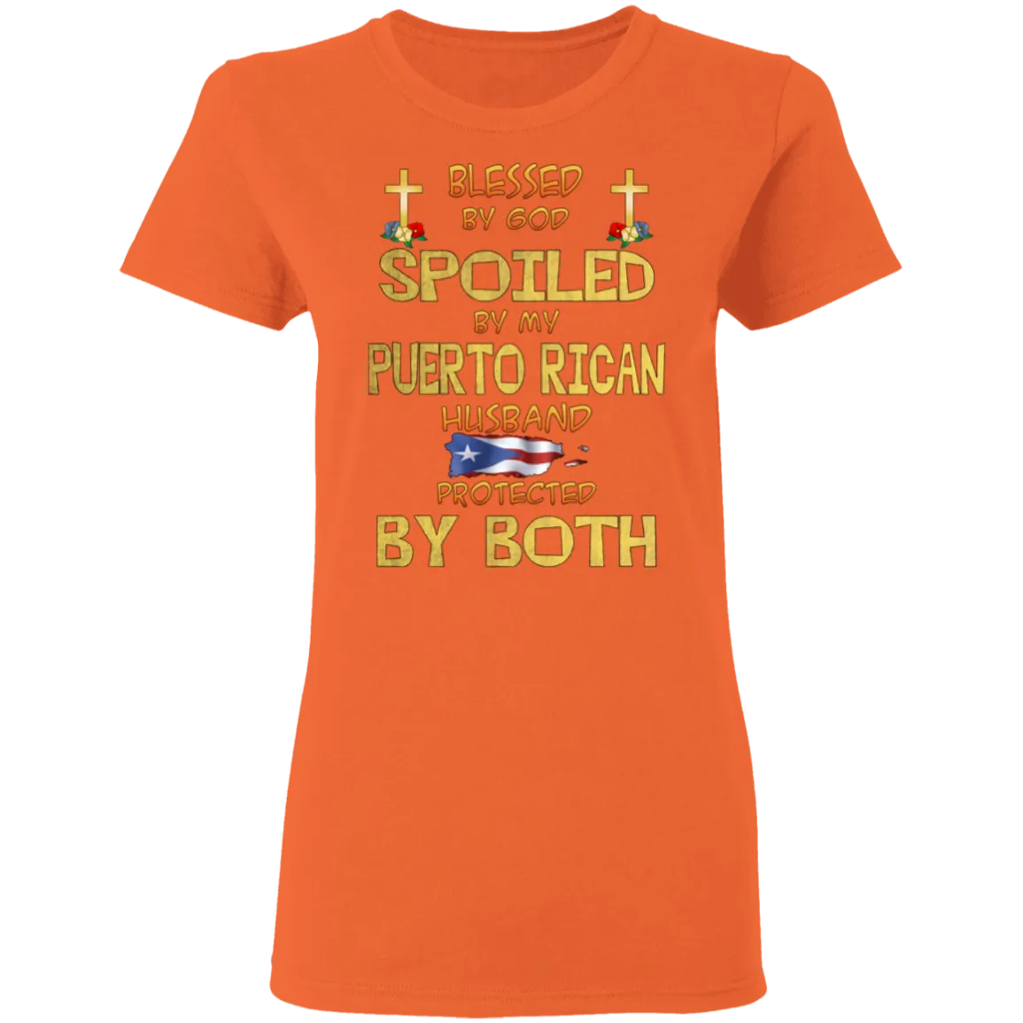 Blessed and Protected Ladies' 5.3 oz. T-Shirt