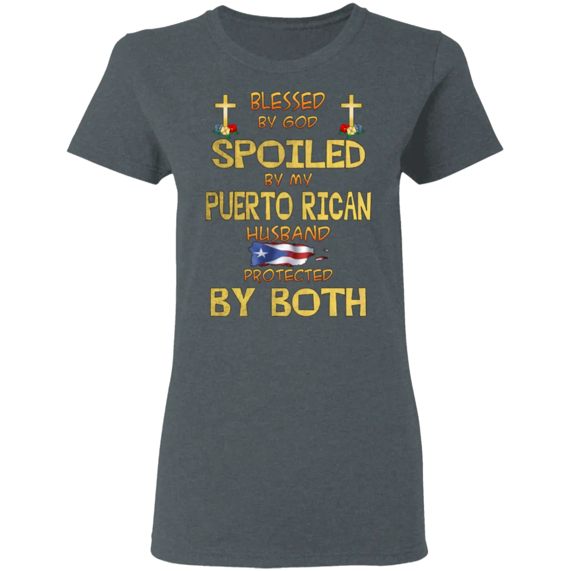 Blessed and Protected Ladies' 5.3 oz. T-Shirt