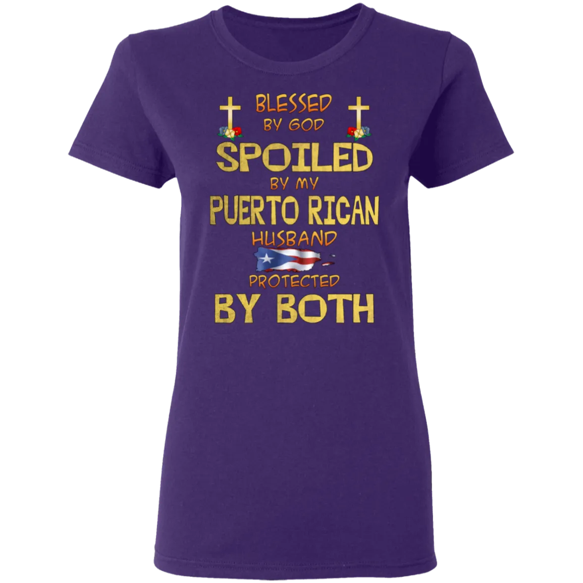 Blessed and Protected Ladies' 5.3 oz. T-Shirt