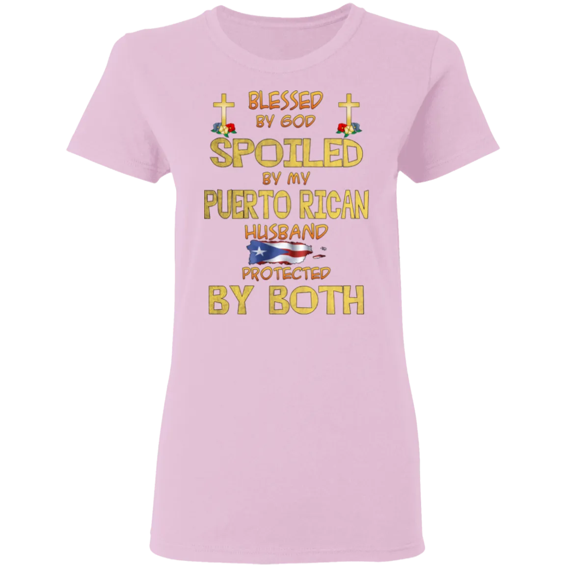 Blessed and Protected Ladies' 5.3 oz. T-Shirt