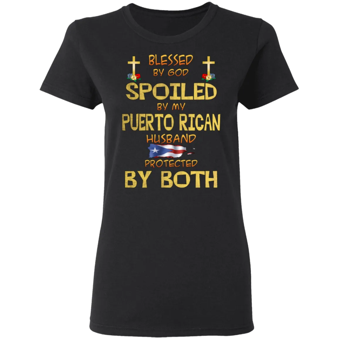 Blessed and Protected Ladies' 5.3 oz. T-Shirt