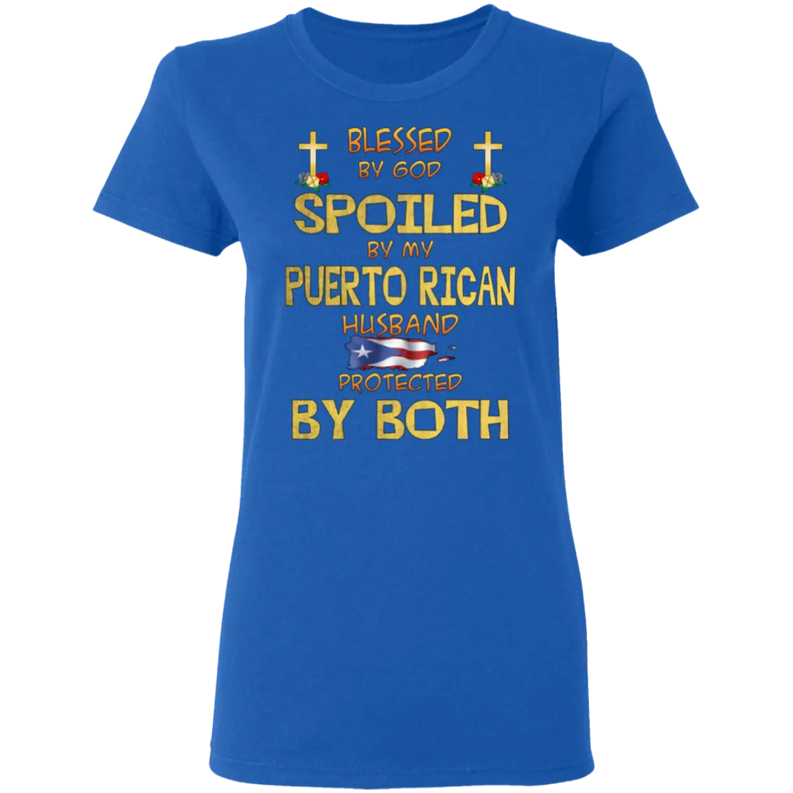 Blessed and Protected Ladies' 5.3 oz. T-Shirt