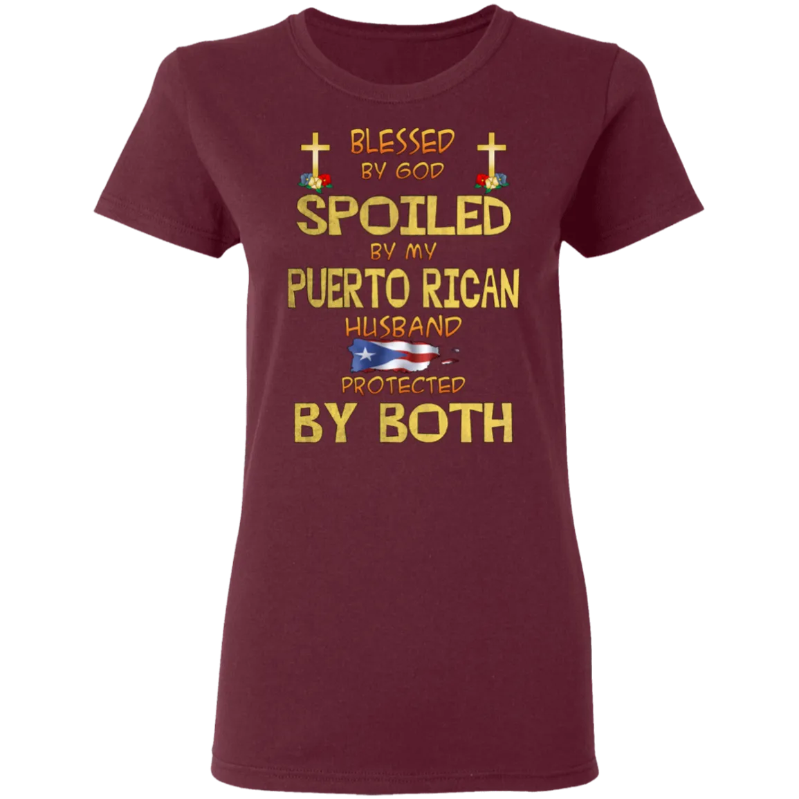 Blessed and Protected Ladies' 5.3 oz. T-Shirt