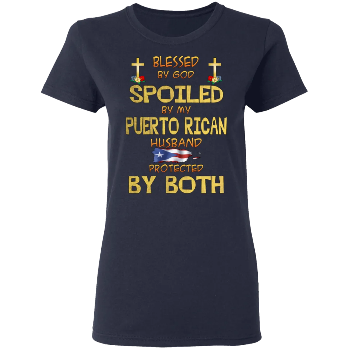 Blessed and Protected Ladies' 5.3 oz. T-Shirt