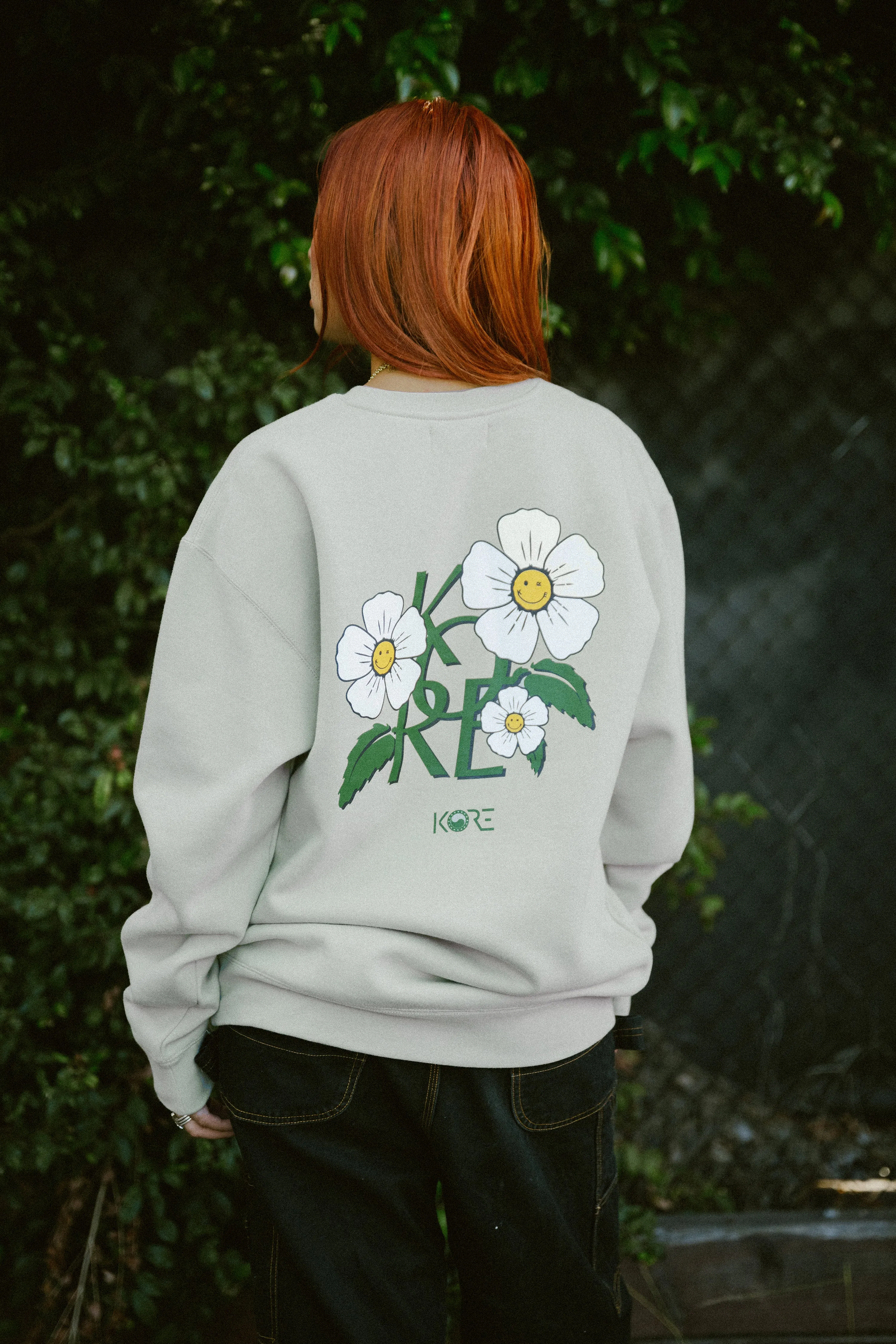 BLOOM CREWNECK (SAGE)