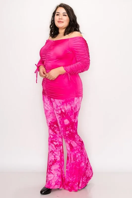 Bold Tie Dye Wide Leg Pants