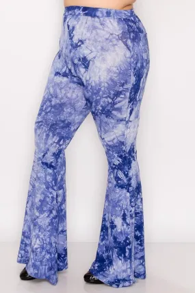 Bold Tie Dye Wide Leg Pants