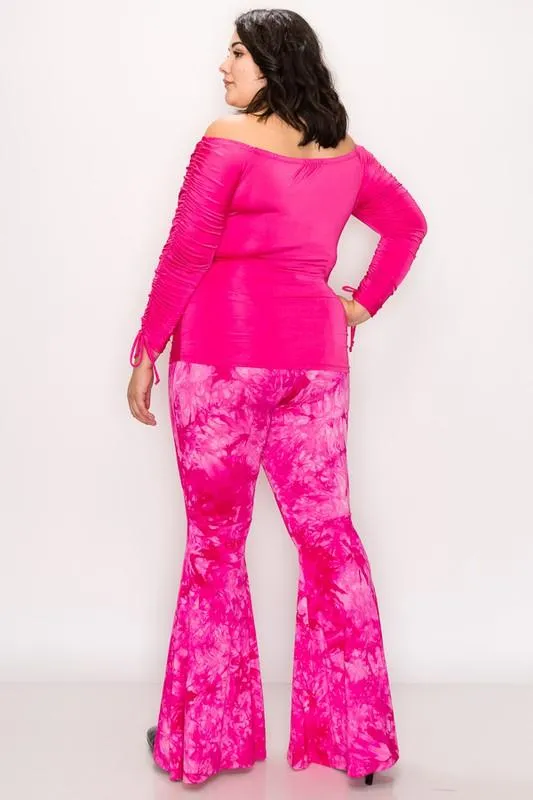 Bold Tie Dye Wide Leg Pants