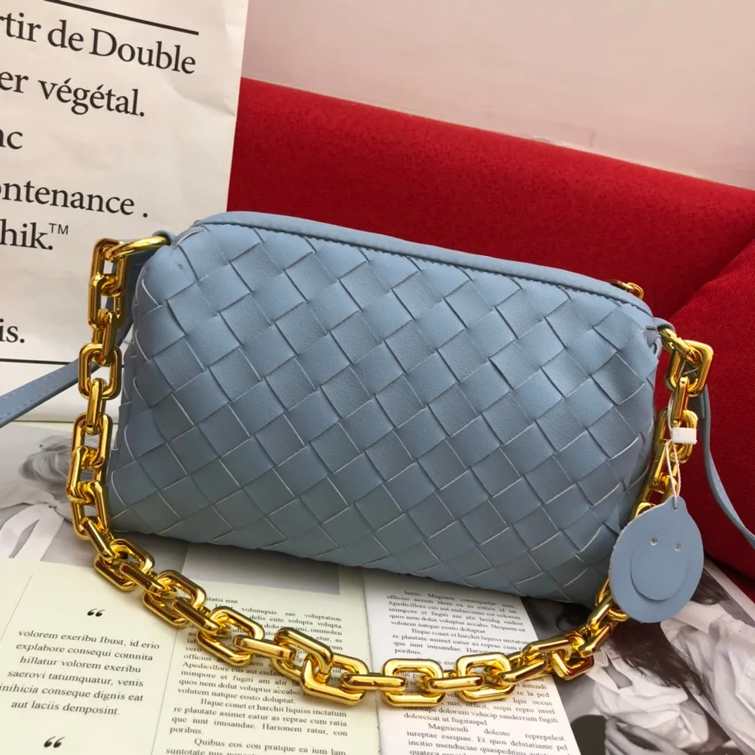 BV Crossbody Bag Blue, For Women, Bags 9.4in/24cm