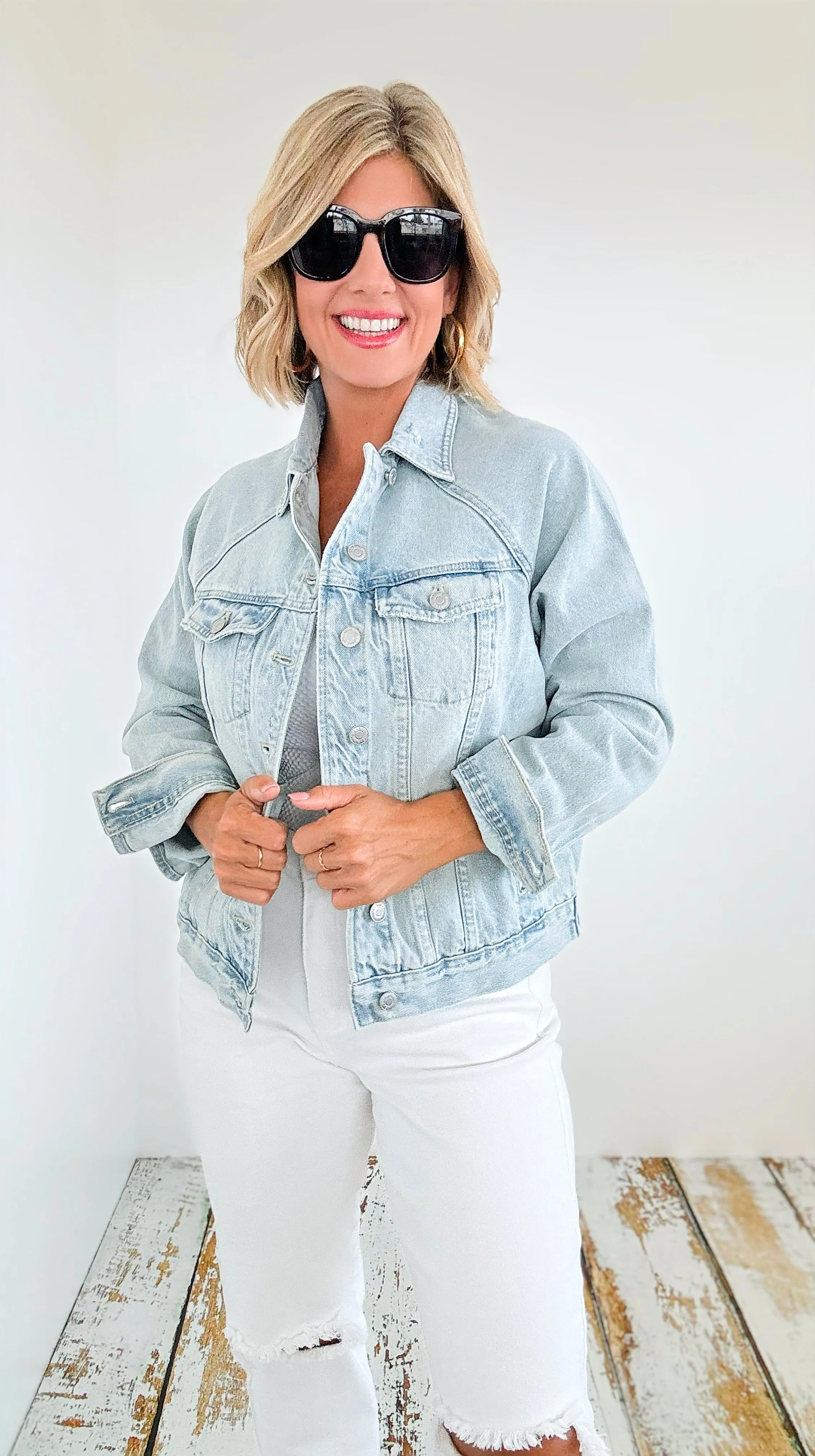 Coastal Cool Denim Jacket