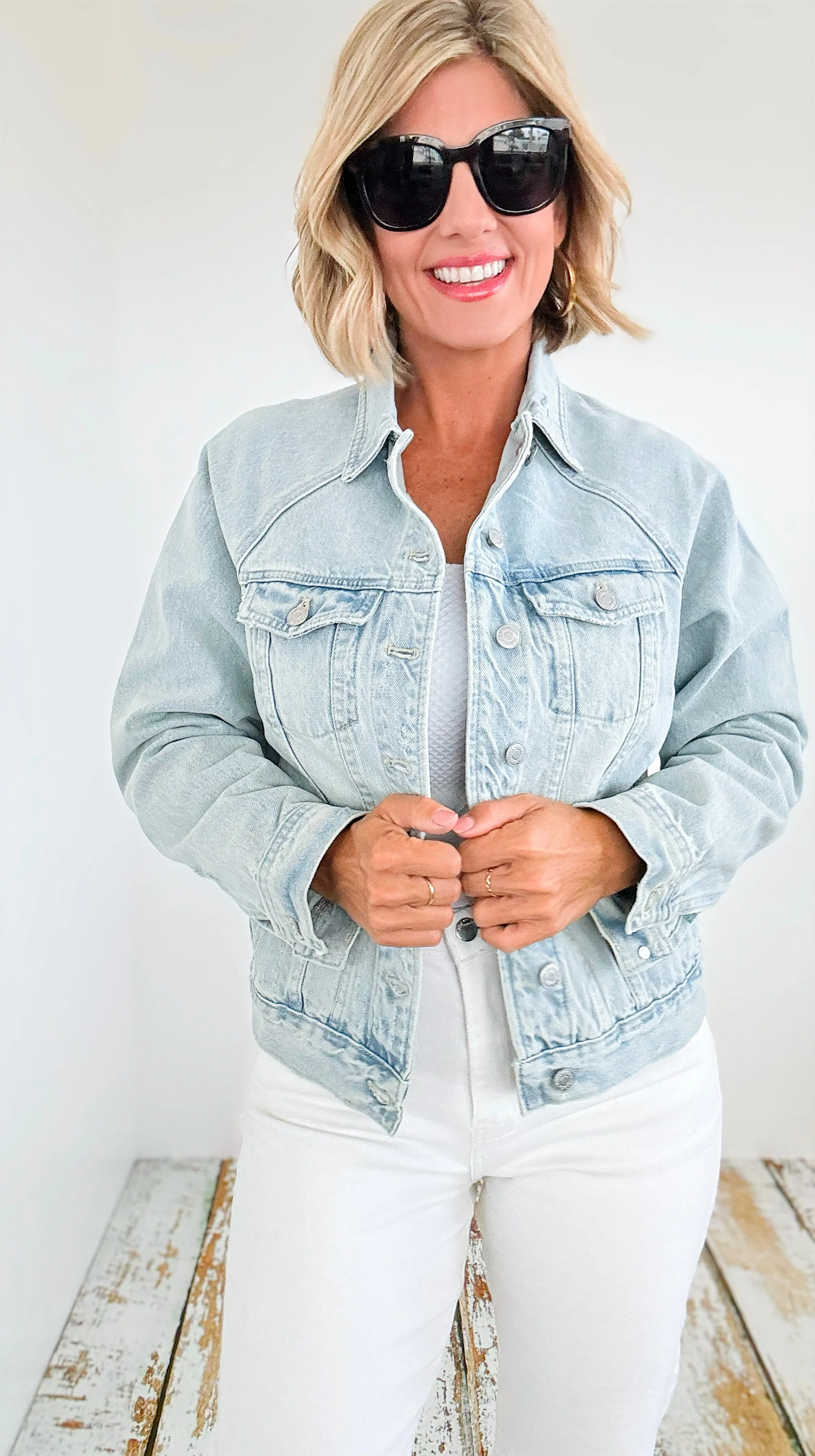 Coastal Cool Denim Jacket