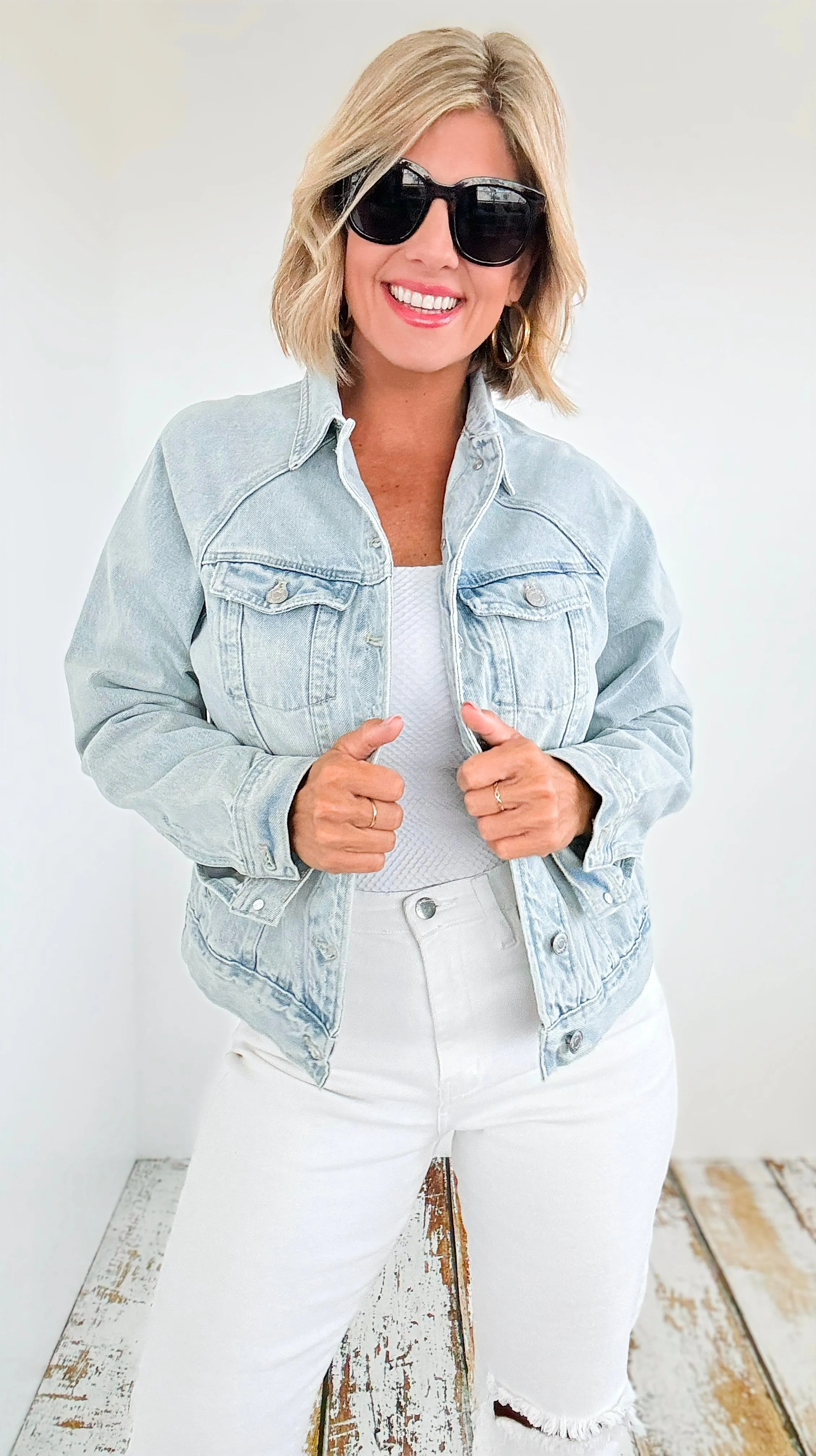 Coastal Cool Denim Jacket