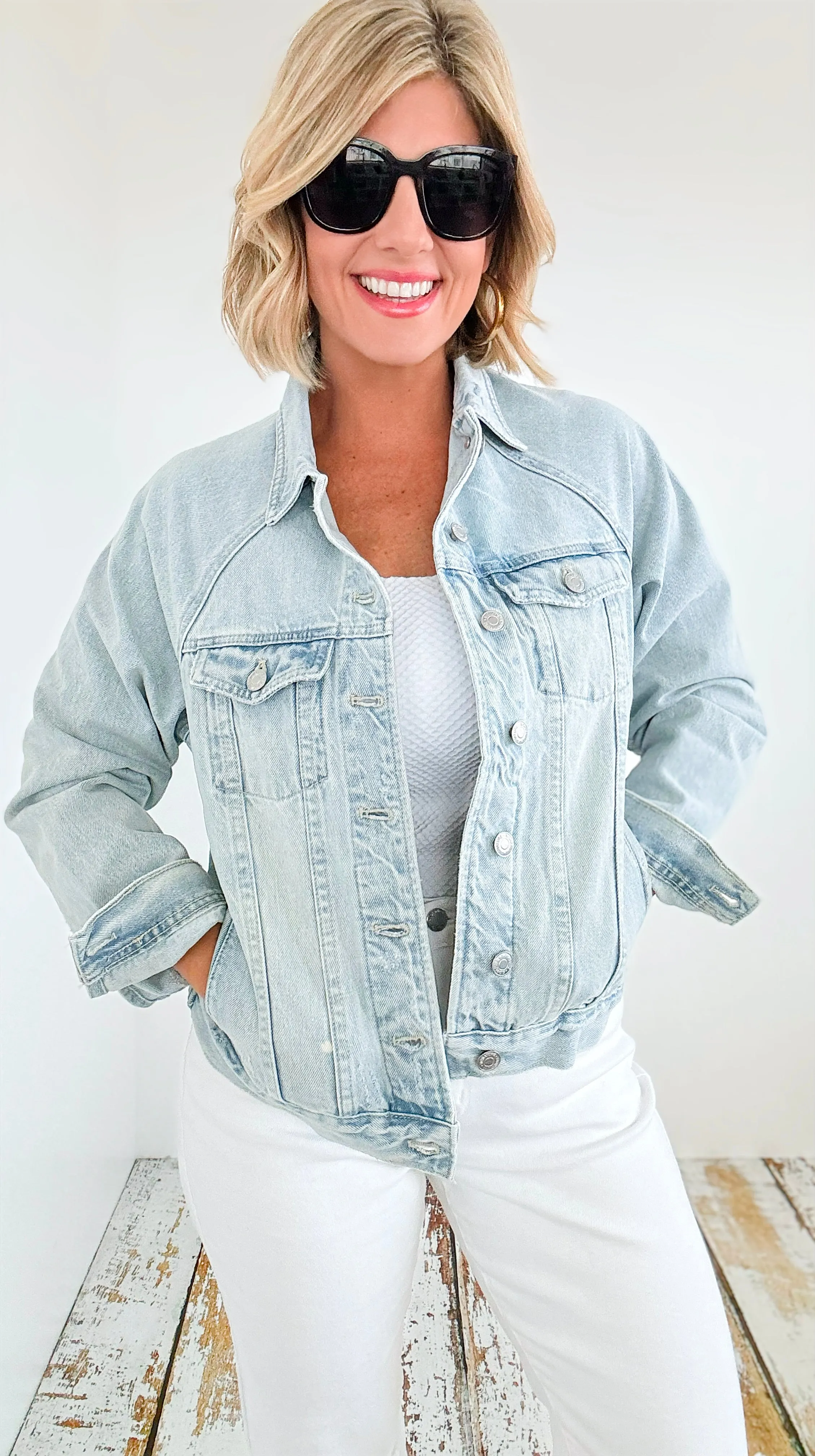 Coastal Cool Denim Jacket