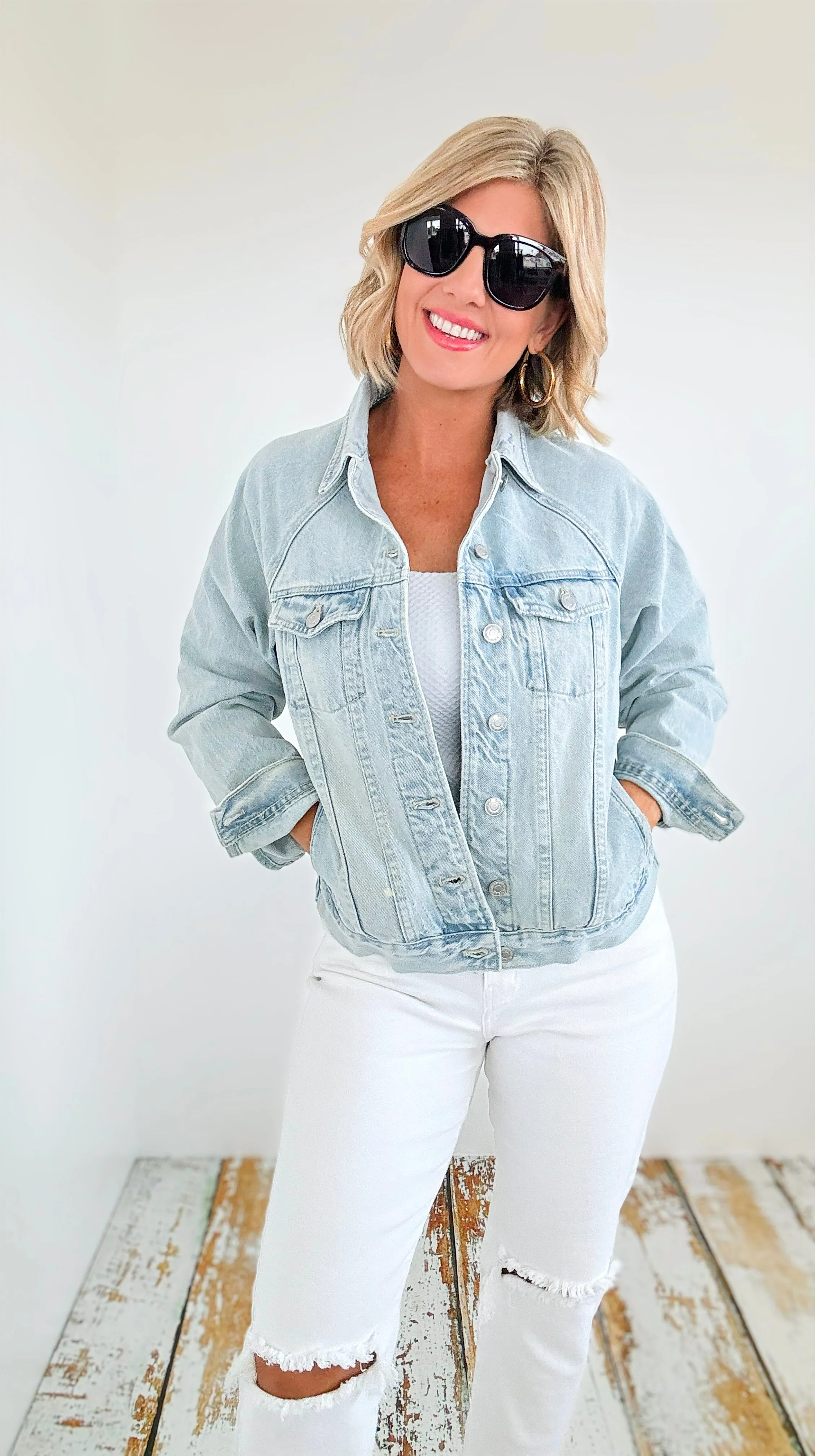 Coastal Cool Denim Jacket