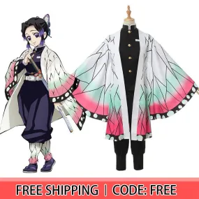Demon Slayer Kochou Shinobu kimono Cosplay Costume