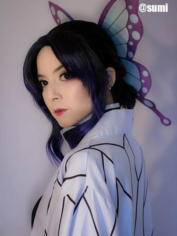 Demon Slayer Kochou Shinobu kimono Cosplay Costume