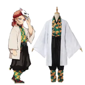 Demon Slayer Sabito Male Uniform Cosplay Costume