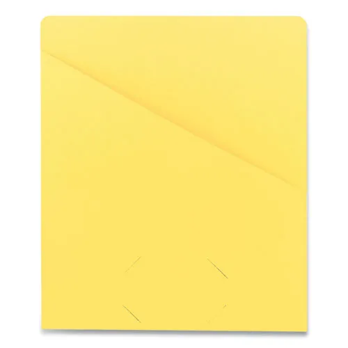 File Jackets, Letter Size, Yellow, 25/pack
