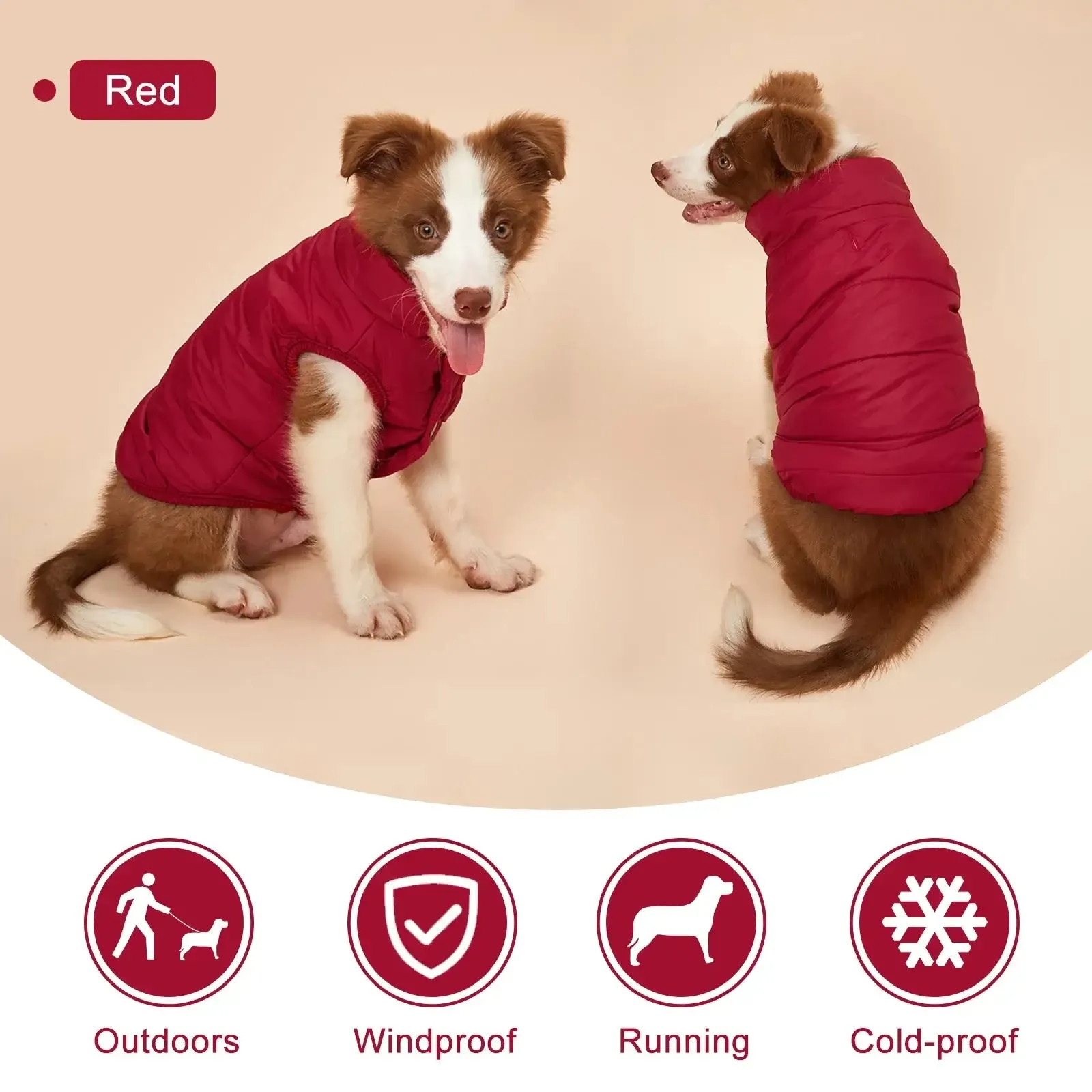 Fleece dog coat