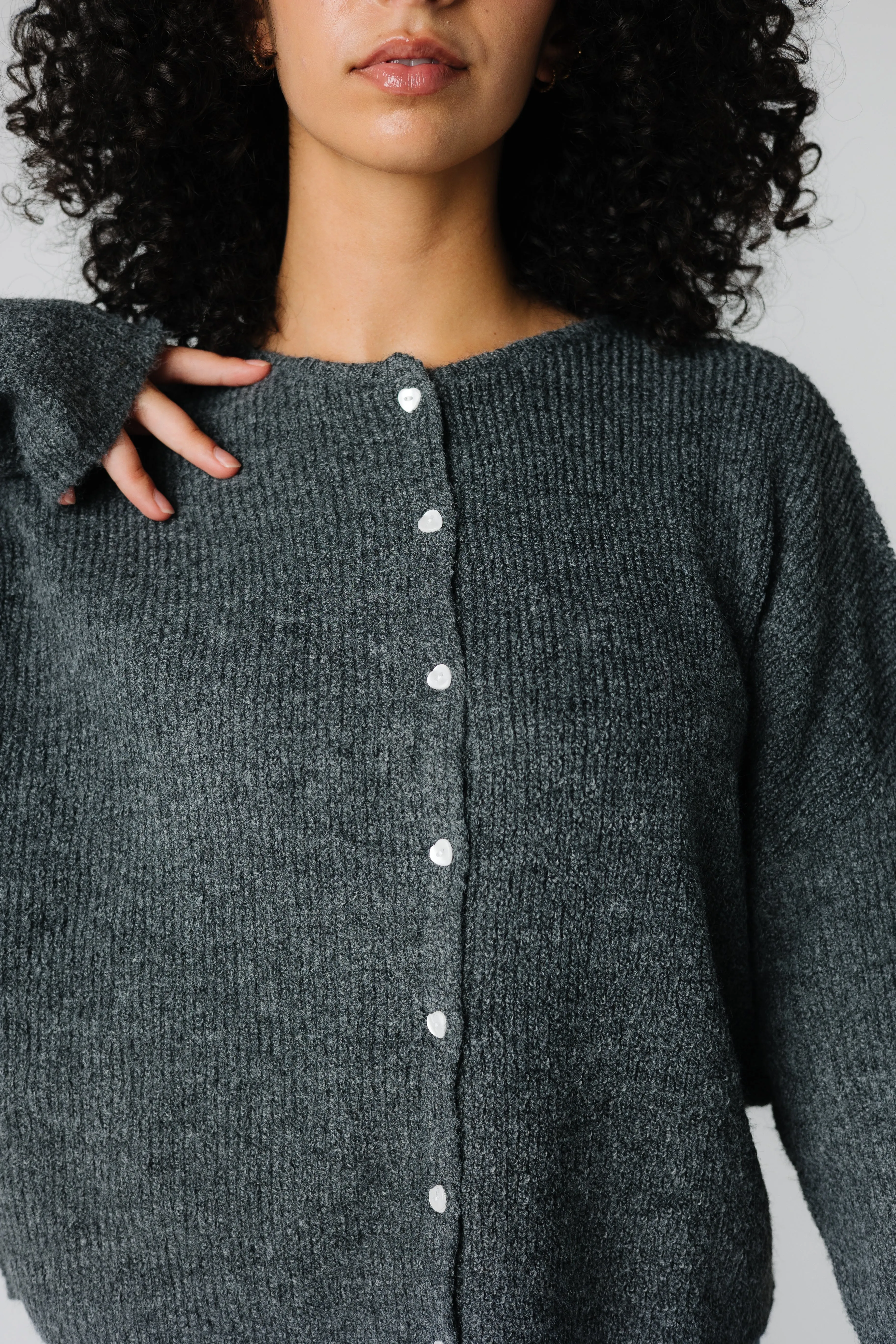 Heart Button Down Cardigan
