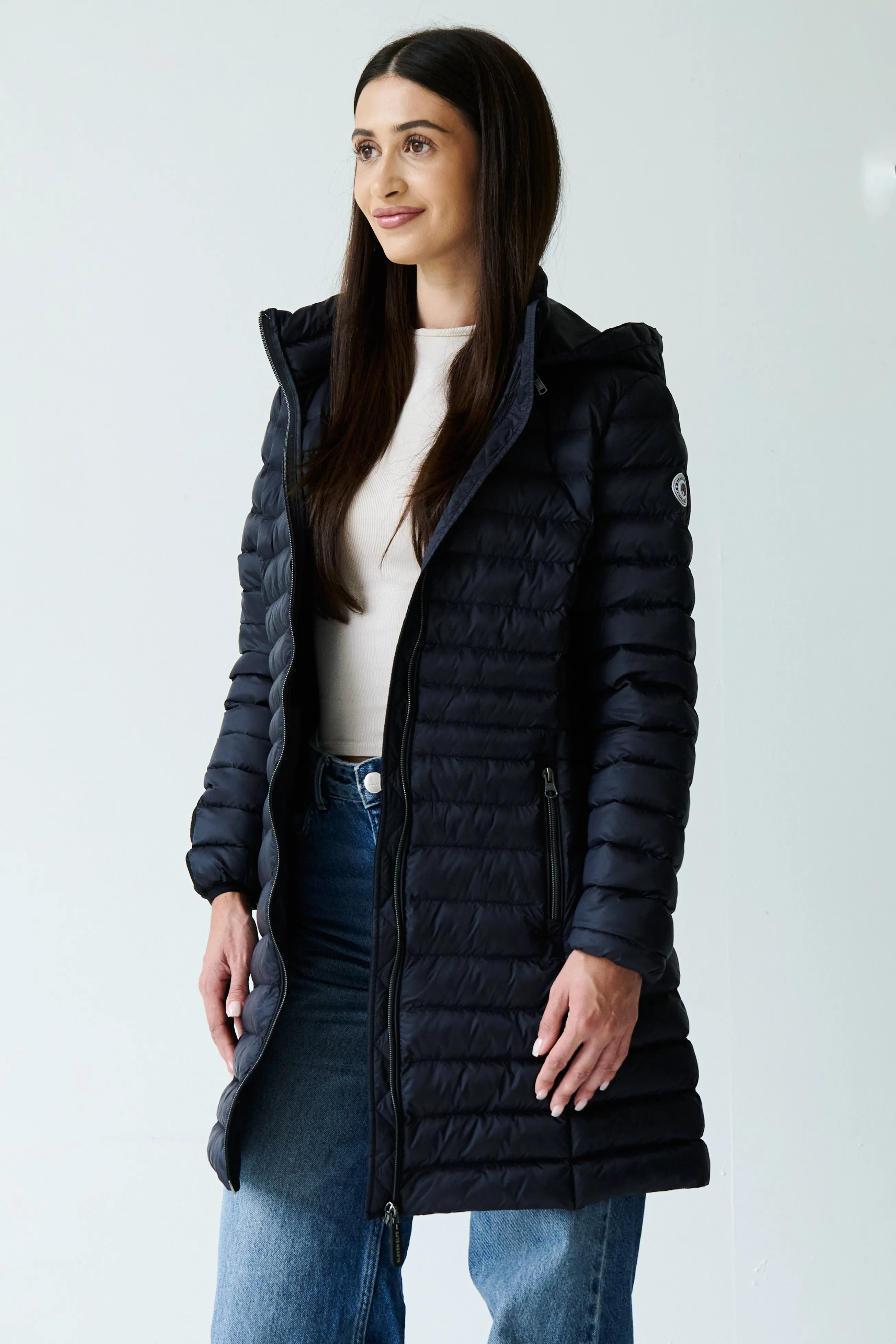Julie Vegan Down Coat | Black