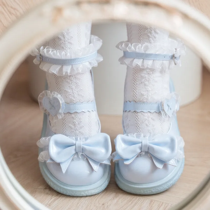 Kawaii Sweet Girl Style Cream Sole All-match Lolita Shoes
