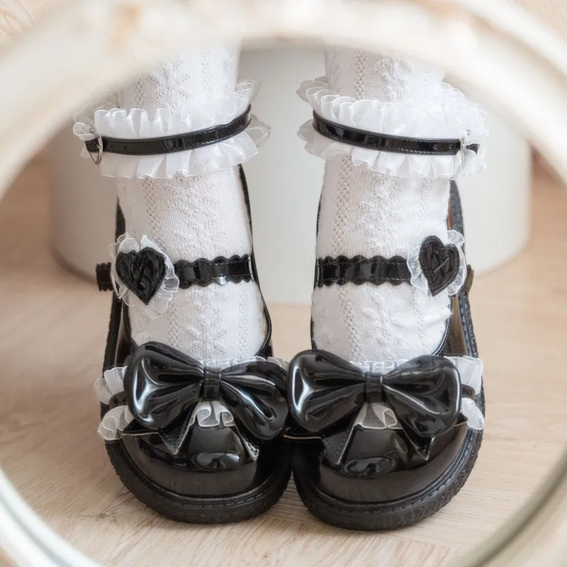 Kawaii Sweet Girl Style Cream Sole All-match Lolita Shoes