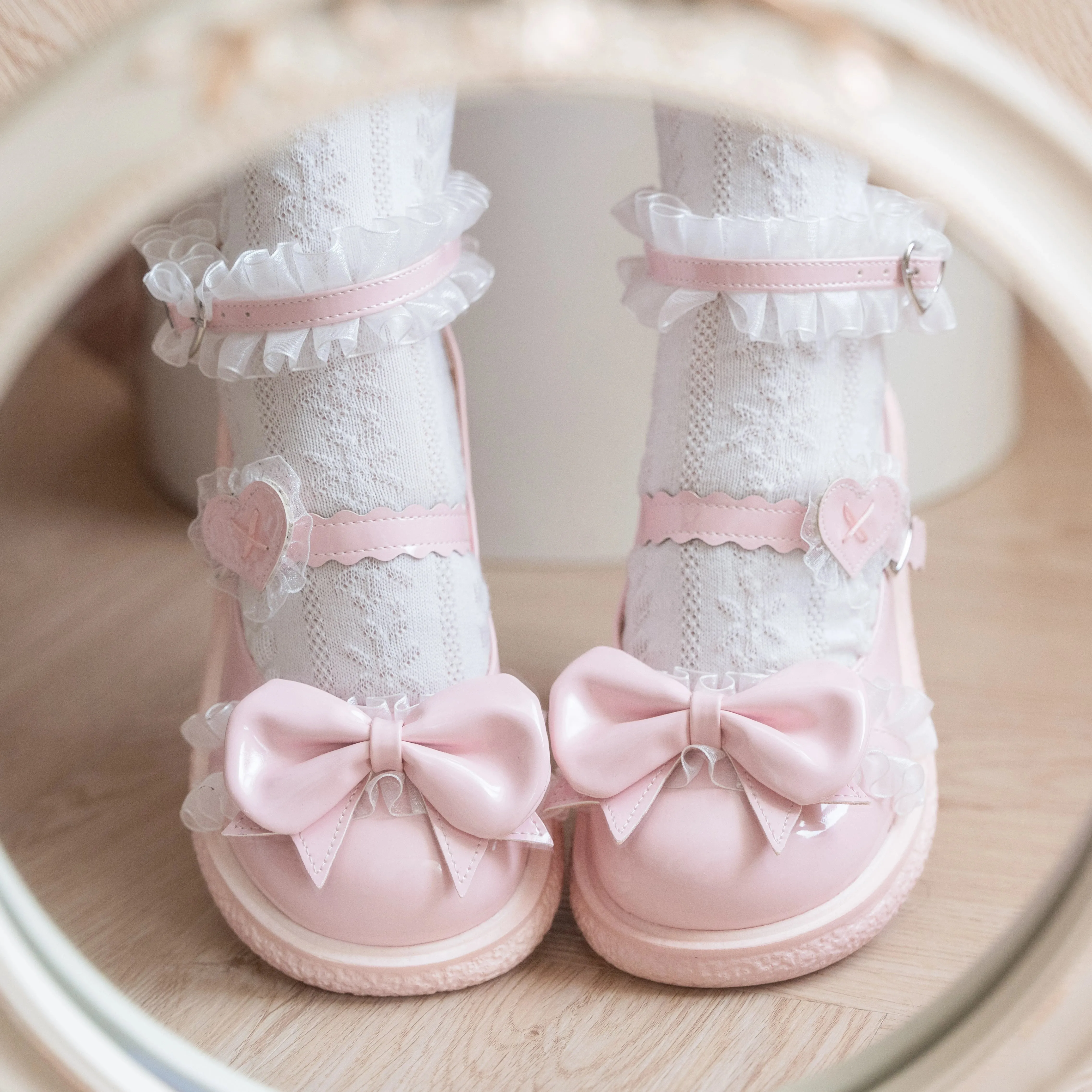Kawaii Sweet Girl Style Cream Sole All-match Lolita Shoes
