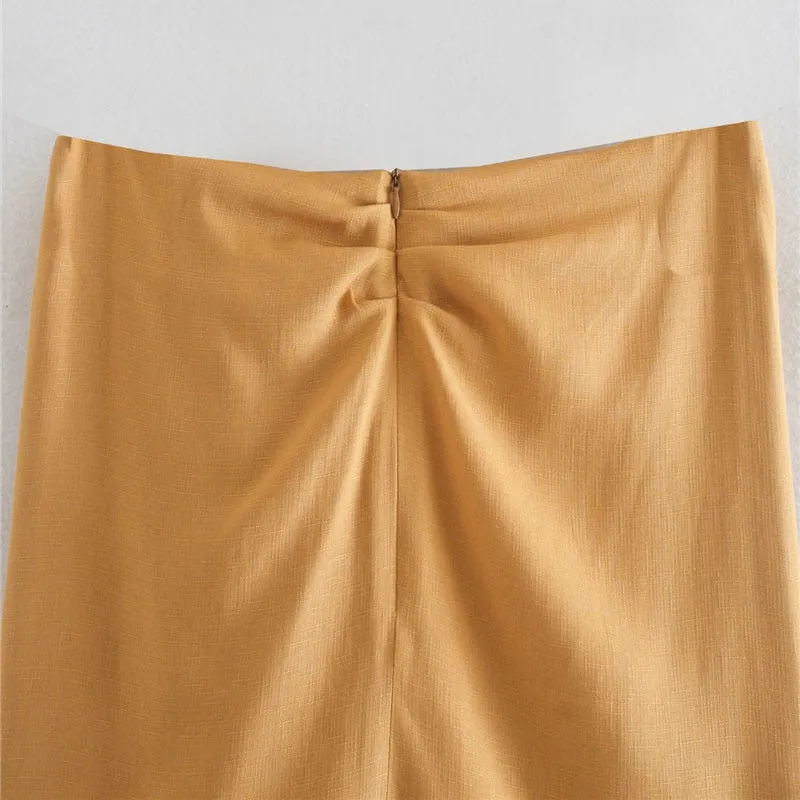 KNOT DETAIL MINI SKIRT