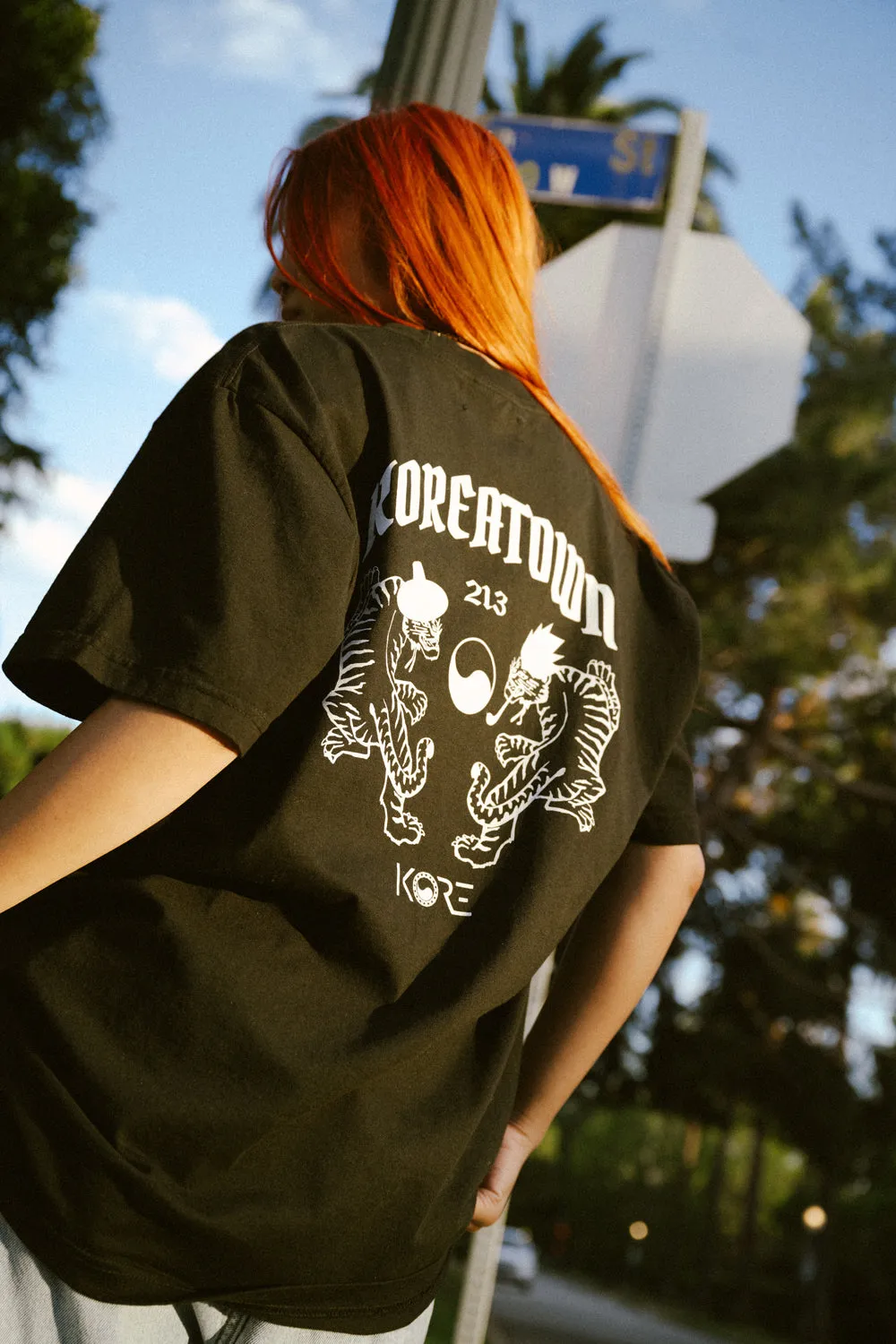 KOREATOWN TIGERS TEE (BLACK)