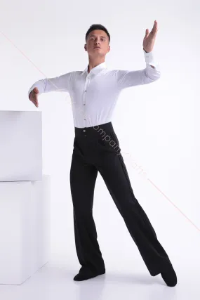 Men's jumpsuit for ballroom dancing. Men's shirt for dances