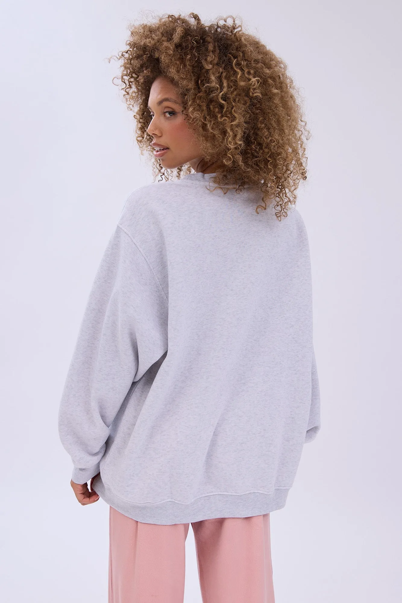 My Melody Graphic Crew Neck Relaxed Sweatshirt