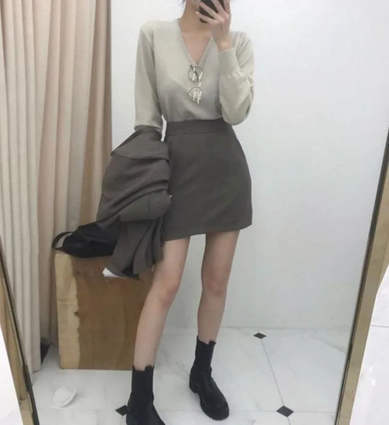 Preppy Style Office Blazers Women Solid Colors Single Breasted Commute Suits 2021 Spring Autumn New Fashion Korean Chic Blazers|Blazers|