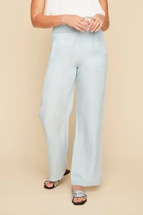 REN10065 Elastic Waist Flowy Pant