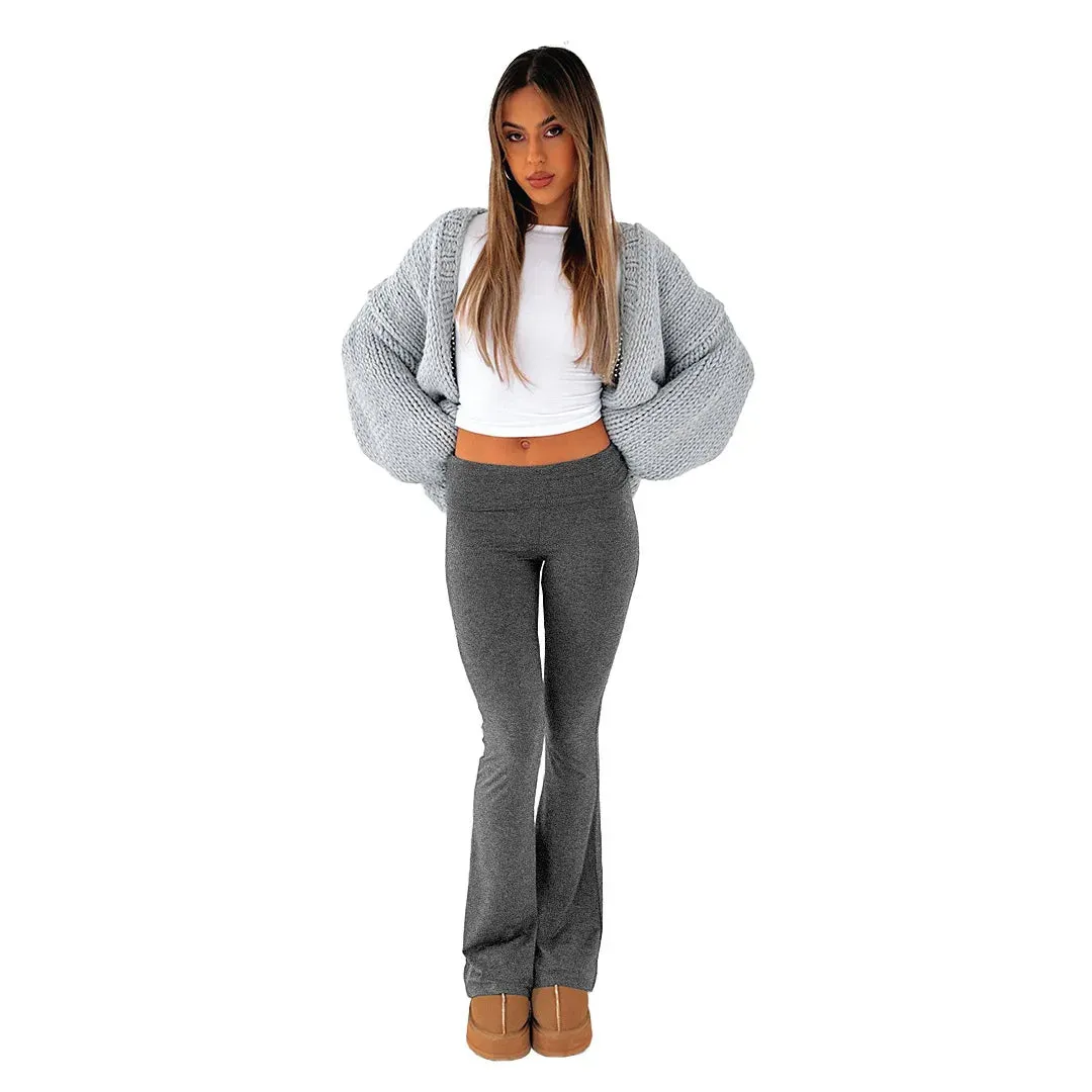 Solid Aura Streetwise  Flare Pants